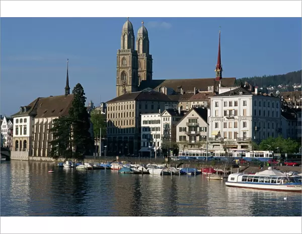 Cathedral and Limmat River