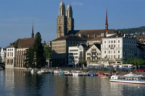 Cathedral and Limmat River