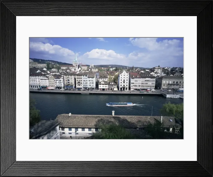 Framed Print : General view from Lindenhof Framed Print : General view from Lindenhof