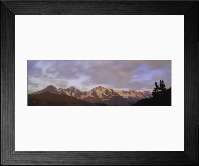 Framed Print : Sunset over the Eiger Framed Print : Sunset over the Eiger