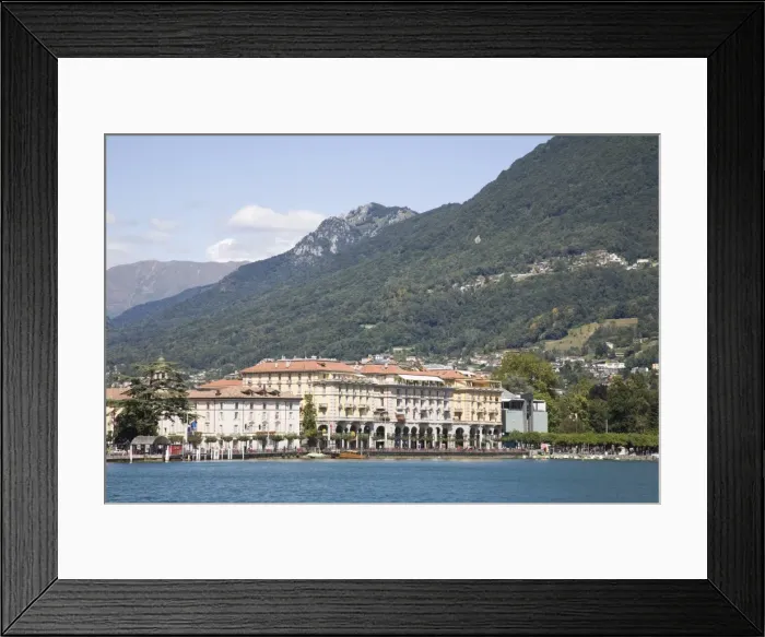 Framed Print : Lugano, Lake Lugano Framed Print : Lugano, Lake Lugano