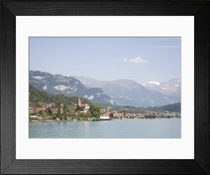 Framed Print : Brienz Lake