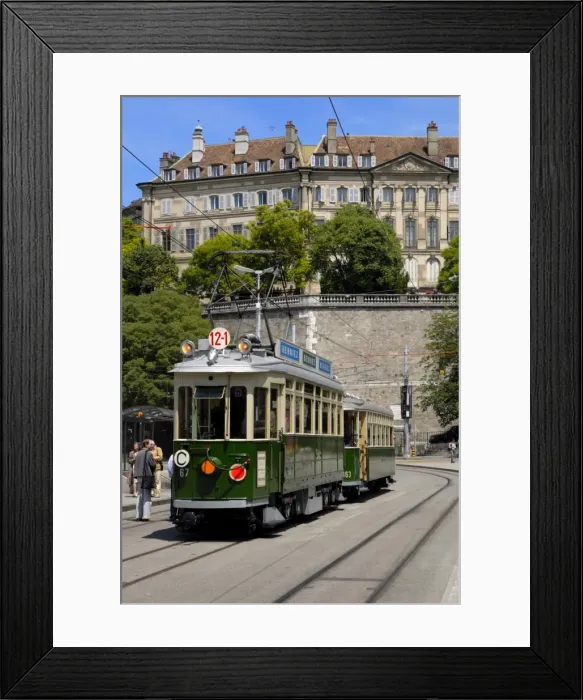 Framed Print : Vintage trams Framed Print : Vintage trams