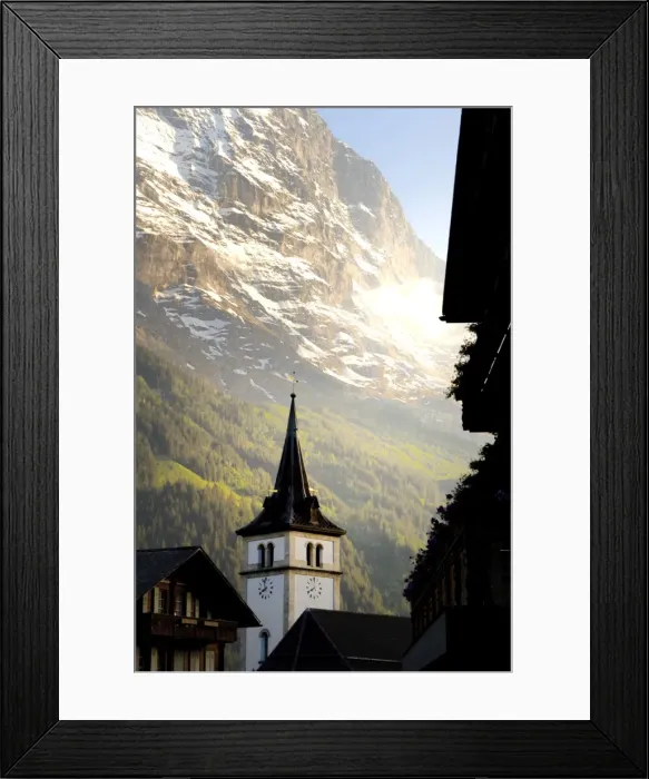 Framed Print : Church tower