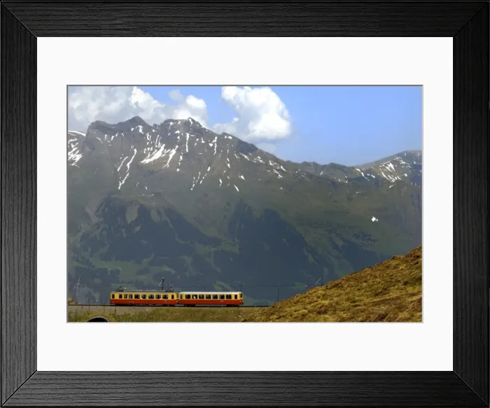 Framed Print : Jungfrau railway train Framed Print : Jungfrau railway train