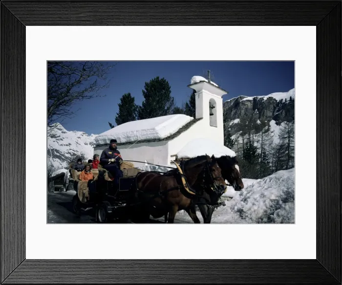 Framed Print : Private cars are not allowed in Val Fex Framed Print : Private cars are not allowed in Val Fex