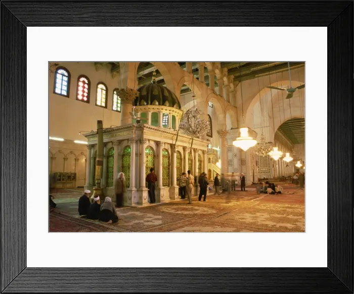 Framed Print : Shrine of the head of John the Baptist inside the Umayyad Framed Print : Shrine of the head of John the Baptist inside the Umayyad