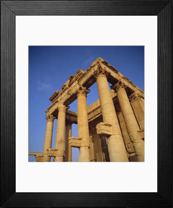 Framed Print : Roman Temple of Baal-Shamine Framed Print : Roman Temple of Baal-Shamine