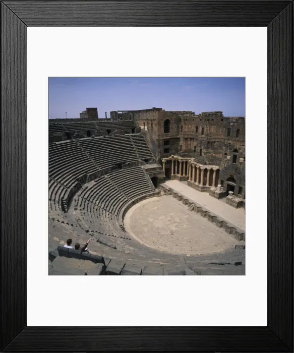 Framed Print : The Roman amphitheatre dating from the 2nd century AD Framed Print : The Roman amphitheatre dating from the 2nd century AD