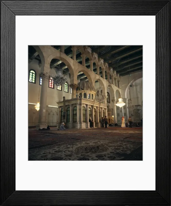 Framed Print : The Ottoman Tomb of the head of John the Baptist in Framed Print : The Ottoman Tomb of the head of John the Baptist in