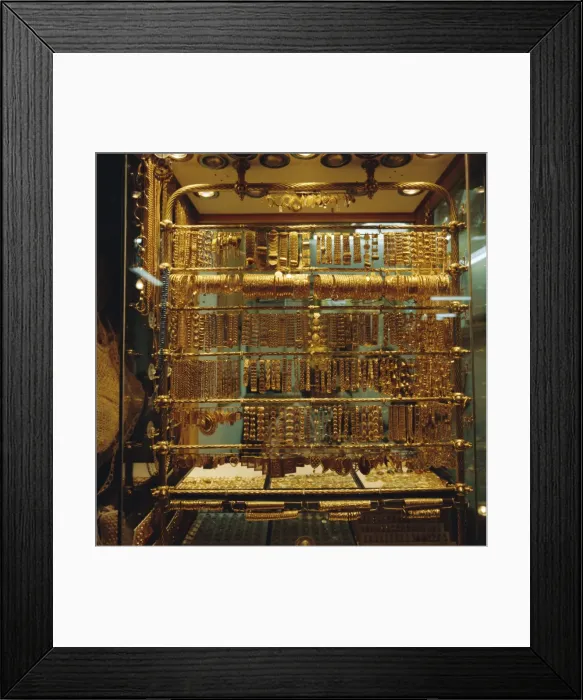 Framed Print : Gold stall Framed Print : Gold stall
