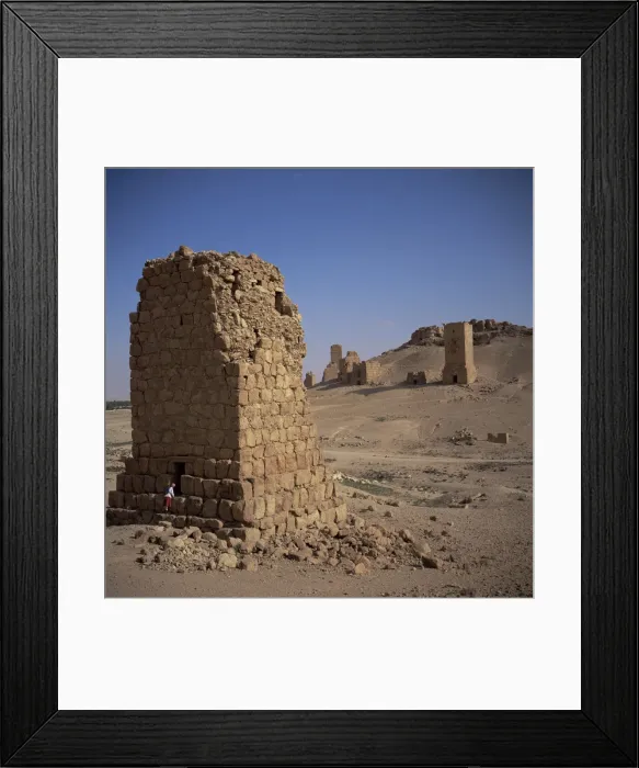 Framed Print : Palmyrene tower tombs Framed Print : Palmyrene tower tombs