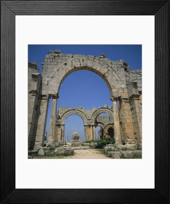Framed Print : Remaining arches of the Cruciform Church Framed Print : Remaining arches of the Cruciform Church
