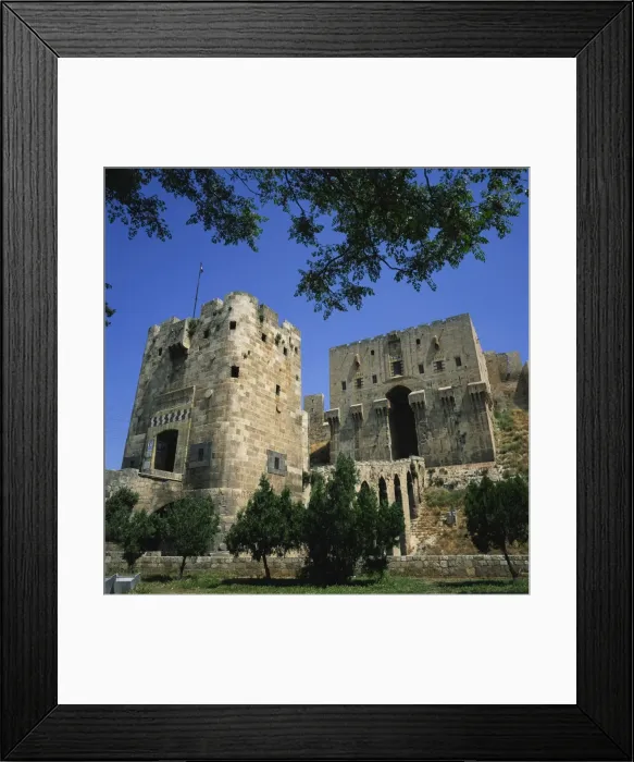 Framed Print : The Monumental Gateway to the Arab Citadel Framed Print : The Monumental Gateway to the Arab Citadel
