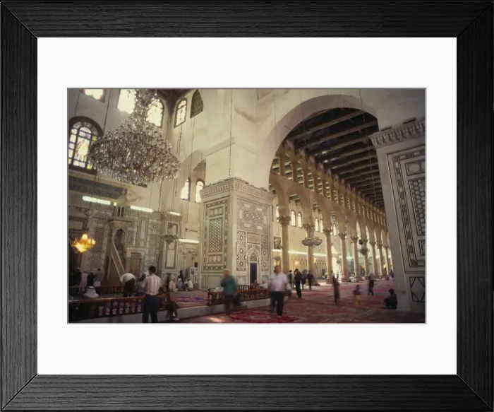 Framed Print : Interior of the Omayad (Umayyad) Mosque Framed Print : Interior of the Omayad (Umayyad) Mosque