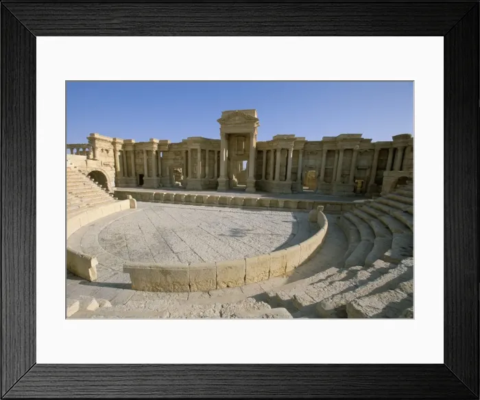 Framed Print : Theatre, archaeological site Framed Print : Theatre, archaeological site