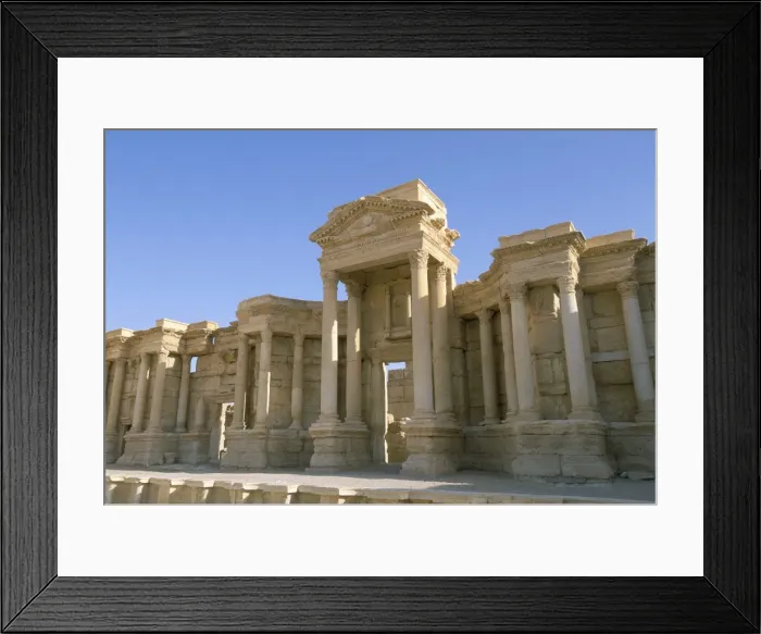 Framed Print : Theatre, archaeological site Framed Print : Theatre, archaeological site