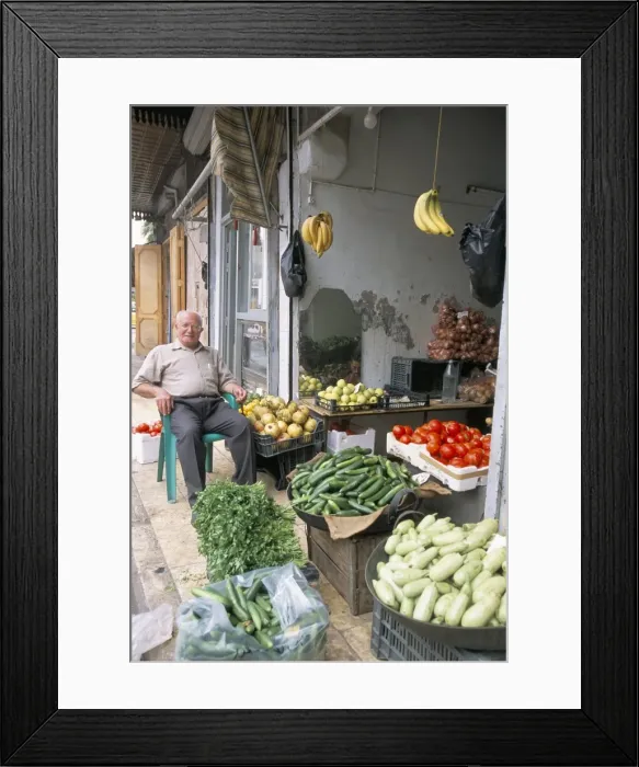 Framed Print : Vegetable shop in the Armenian area Framed Print : Vegetable shop in the Armenian area