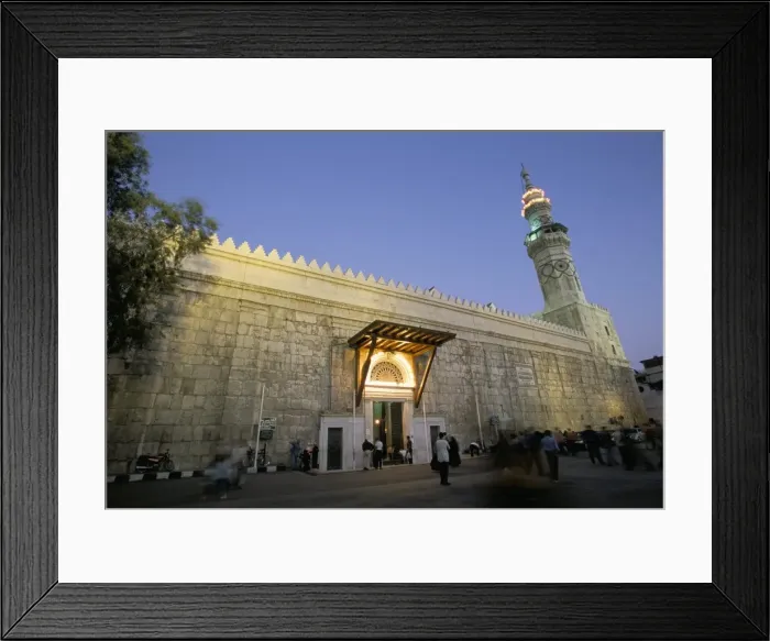 Framed Print : Umayyad mosque at night Framed Print : Umayyad mosque at night
