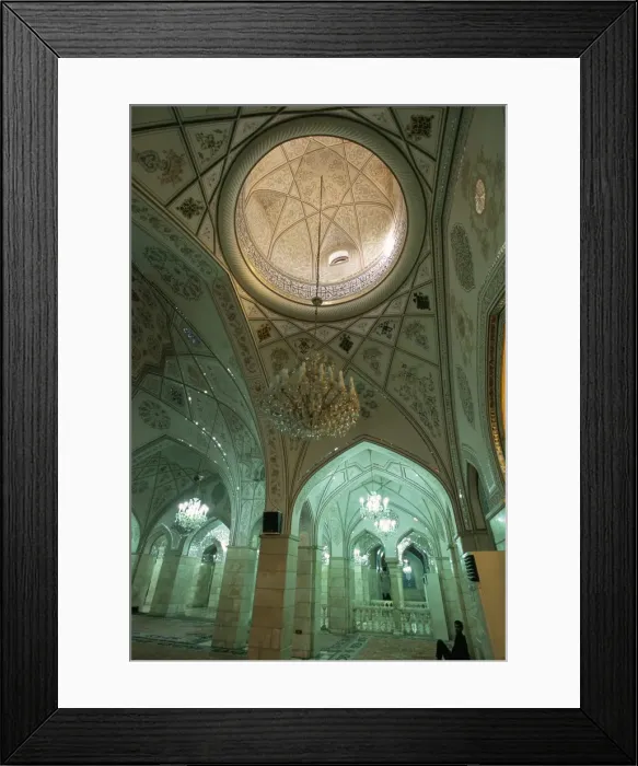 Framed Print : Interior, Sayyida Ruqayya mosque Framed Print : Interior, Sayyida Ruqayya mosque