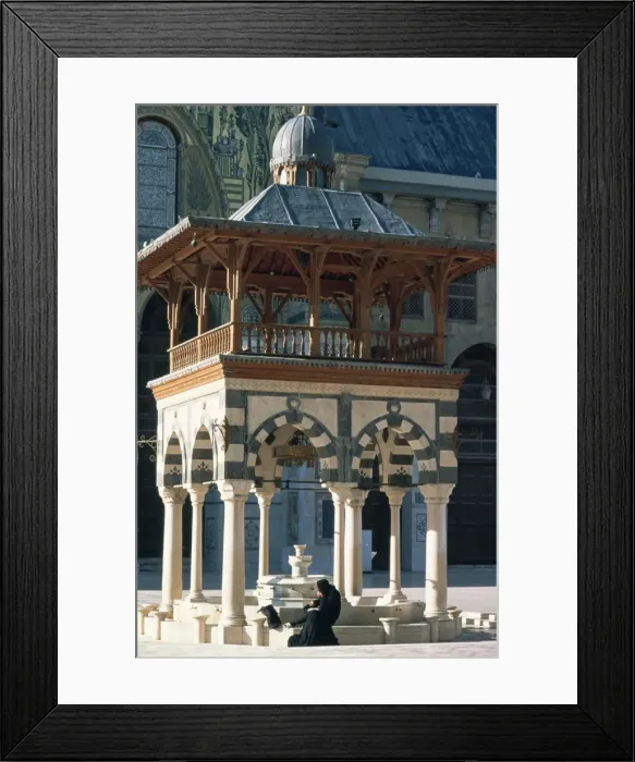 Framed Print : Courtyard of the Umayyad mosque Framed Print : Courtyard of the Umayyad mosque