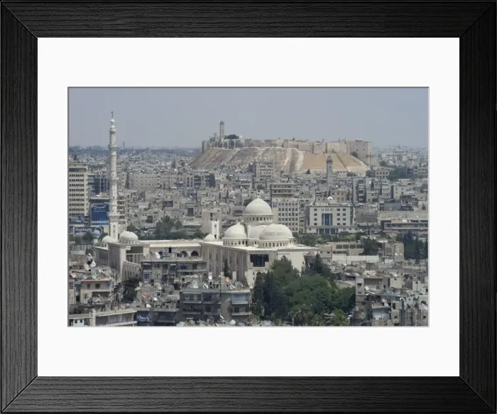 Framed Print : City mosque and the Citadel Framed Print : City mosque and the Citadel