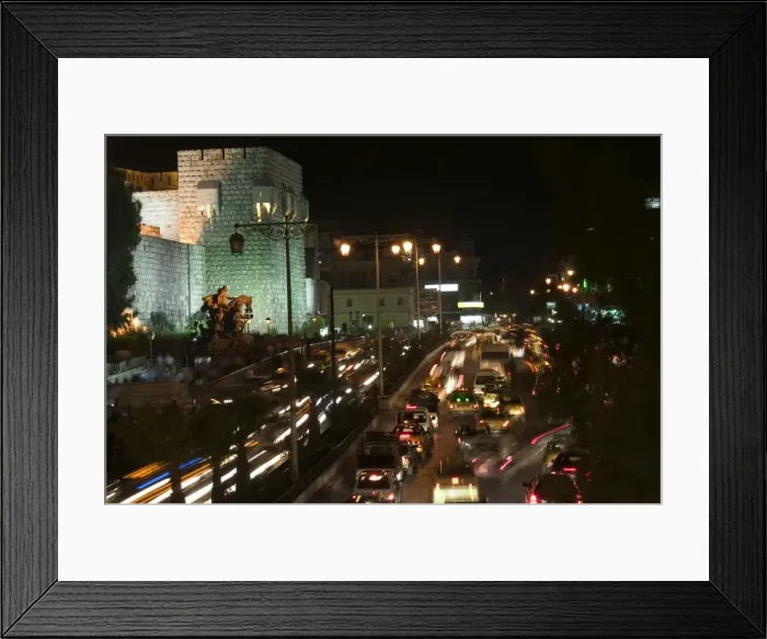 Framed Print : Car lights Framed Print : Car lights