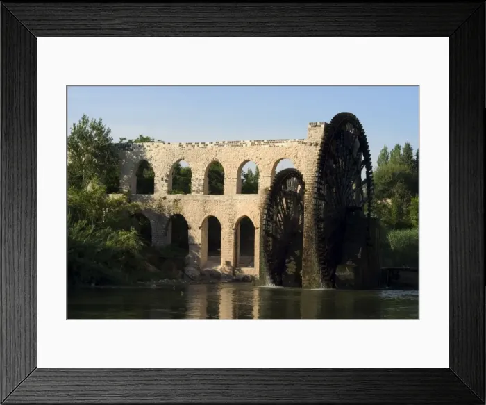 Framed Print : Water wheel on the Orontes River Framed Print : Water wheel on the Orontes River