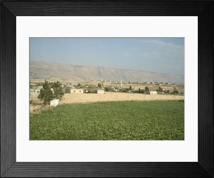 Framed Print : Scenery from train between Aleppo and Lattakia Framed Print : Scenery from train between Aleppo and Lattakia