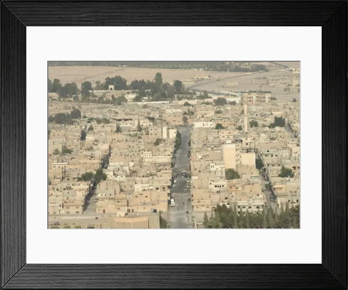 Framed Print : Hill top view of city Framed Print : Hill top view of city