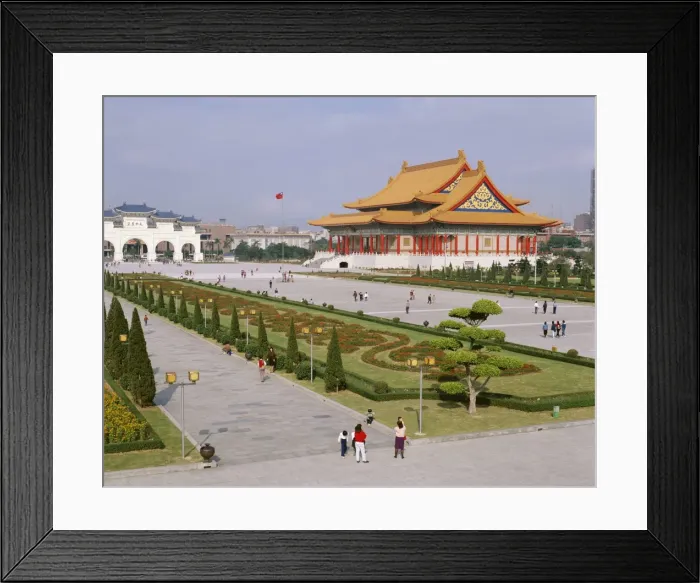 Framed Print : Chiang Kai Shek Memorial Square Framed Print : Chiang Kai Shek Memorial Square
