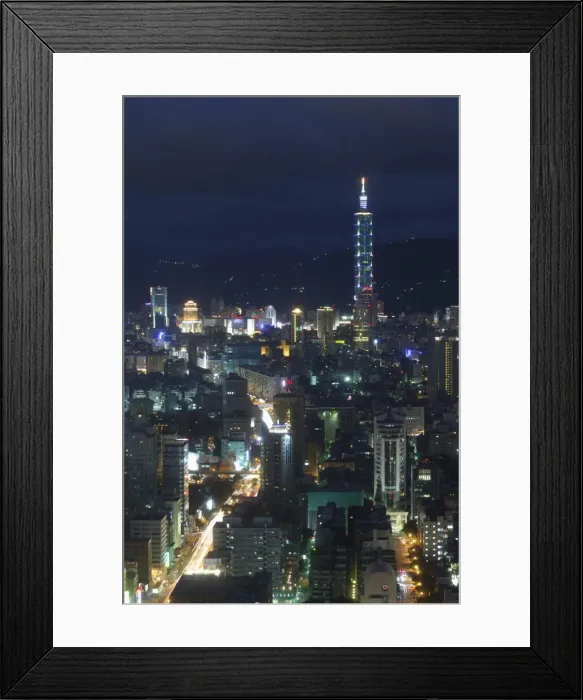 Framed Print : City view from observatory tower Framed Print : City view from observatory tower