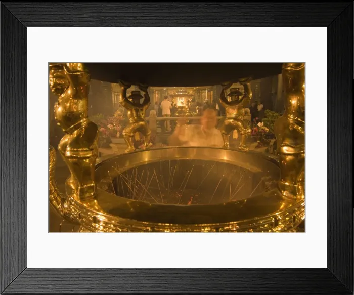 Framed Print : Incense burner Framed Print : Incense burner