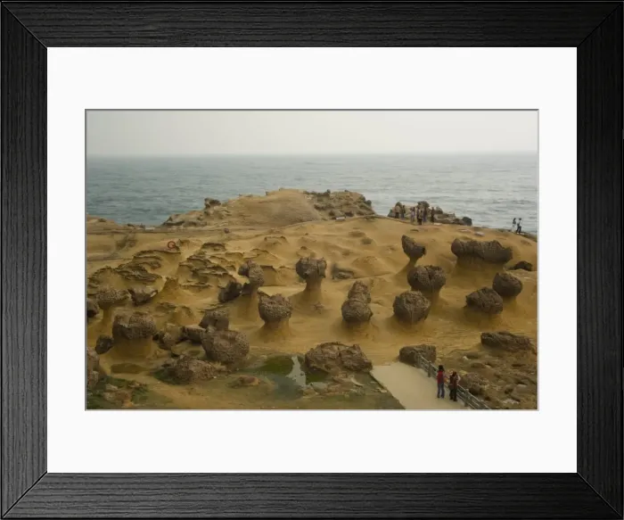 Framed Print : Coastal rock formations Framed Print : Coastal rock formations