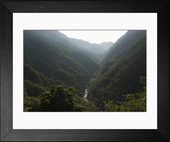 Framed Print : Valley, Yushan National Park Framed Print : Valley, Yushan National Park