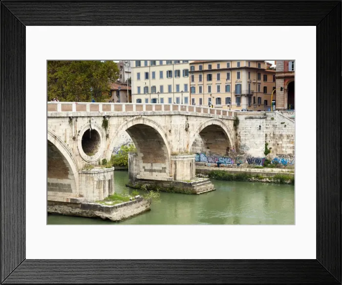 Framed Print : Ponte Sisto (Sisto Bridge) and River Tiber, Rome, UNESCO World Heritage Site, Lazio Framed Print : Ponte Sisto (Sisto Bridge) and River Tiber, Rome, UNESCO World Heritage Site, Lazio