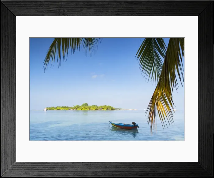 Framed Print : View of Kuramathi Island, Rasdhoo Island, Northern Ari Atoll, Maldives, Indian Ocean Framed Print : View of Kuramathi Island, Rasdhoo Island, Northern Ari Atoll, Maldives, Indian Ocean