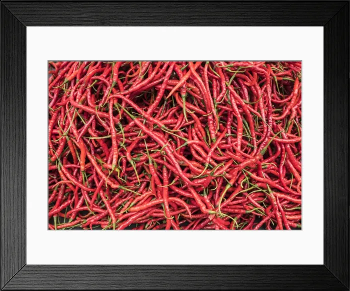 Framed Print : Chillies in Bukittinggi Market, West Sumatra, Indonesia, Southeast Asia, Asia Framed Print : Chillies in Bukittinggi Market, West Sumatra, Indonesia, Southeast Asia, Asia