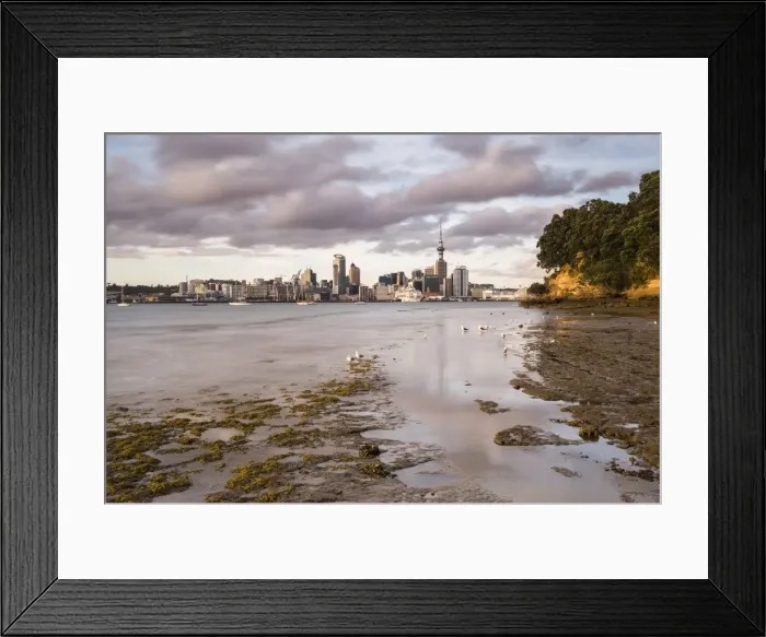 Framed Print : Auckland skyline at sunrise, Auckland, North Island, New Zealand, Pacific Framed Print : Auckland skyline at sunrise, Auckland, North Island, New Zealand, Pacific
