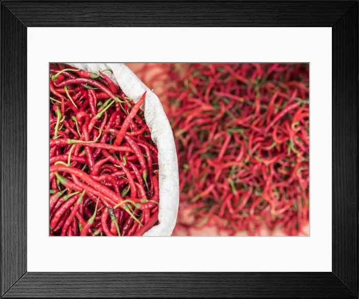 Framed Print : Chillies in Bukittinggi Market, West Sumatra, Indonesia, Southeast Asia, Asia Framed Print : Chillies in Bukittinggi Market, West Sumatra, Indonesia, Southeast Asia, Asia