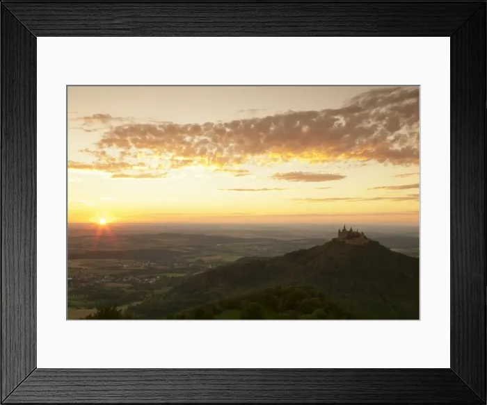Framed Print : Burg Hohenzollern Castle at sunset, Hechingen, Swabian Alps, Baden-Wurttemberg, Germany Framed Print : Burg Hohenzollern Castle at sunset, Hechingen, Swabian Alps, Baden-Wurttemberg, Germany