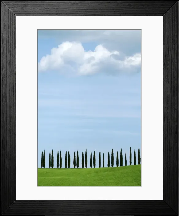 Framed Print : Val D Orcia, UNESCO World Heritage Site, Tuscany, Italy, Europe