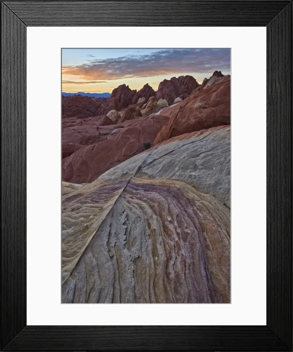 Framed Print : Sunrise over sandstone, Valley Of Fire State Park, Nevada, United States of America Framed Print : Sunrise over sandstone, Valley Of Fire State Park, Nevada, United States of America