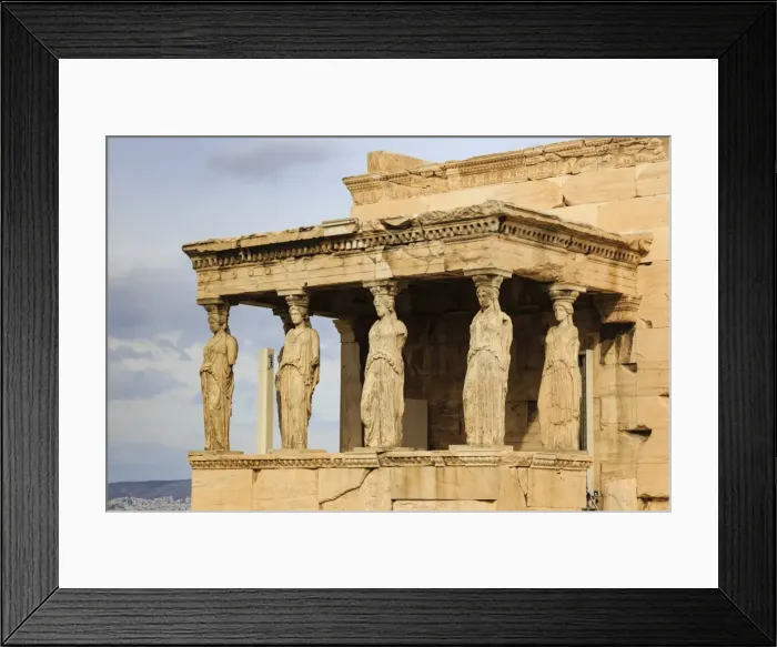 Framed Print : Porch of the maidens (Caryatids), Erechtheion, Acropolis, UNESCO World Heritage Site Framed Print : Porch of the maidens (Caryatids), Erechtheion, Acropolis, UNESCO World Heritage Site