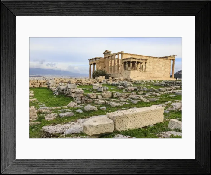 Framed Print : Erechtheion, with Porch of the maidens or Caryatids, Acropolis, UNESCO World Heritage Site Framed Print : Erechtheion, with Porch of the maidens or Caryatids, Acropolis, UNESCO World Heritage Site