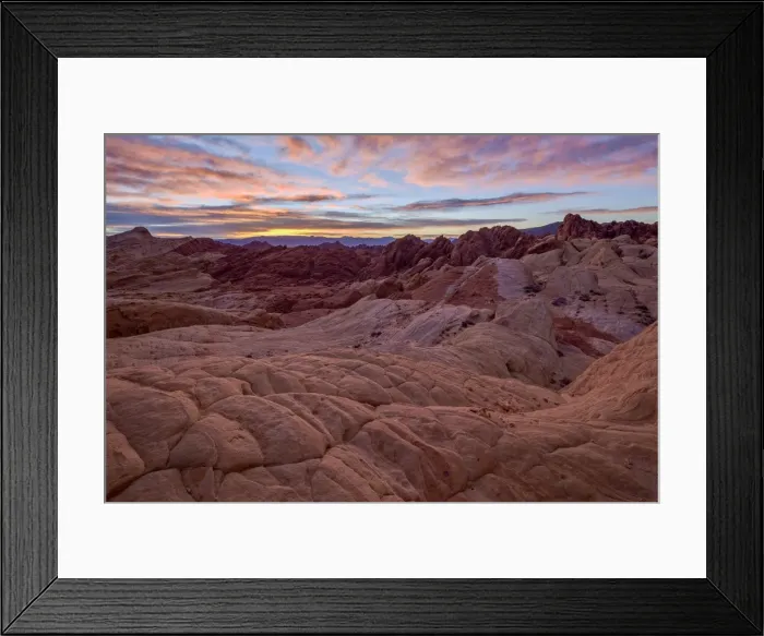 Framed Print : Sunrise over sandstone formations, Valley Of Fire State Park, Nevada, United States of America Framed Print : Sunrise over sandstone formations, Valley Of Fire State Park, Nevada, United States of America