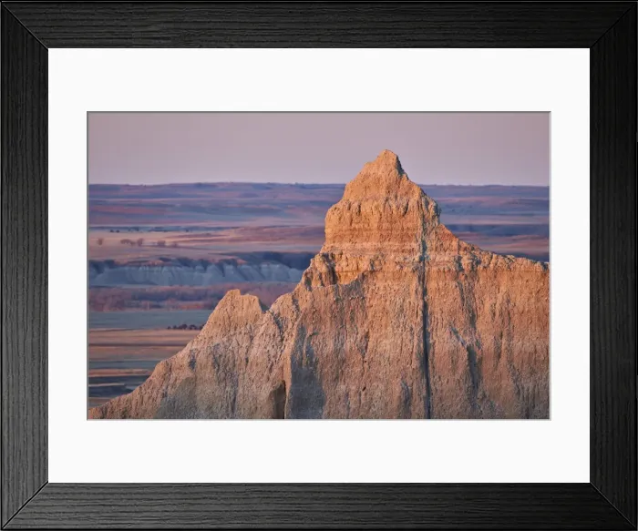 Framed Print : Badlands at dawn, Badlands National Park, South Dakota, United States of America Framed Print : Badlands at dawn, Badlands National Park, South Dakota, United States of America