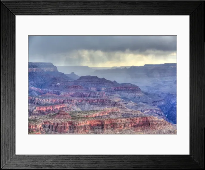 Framed Print : Afternoon thunderstorm, South Rim, Grand Canyon National Park, UNESCO World Heritage Site Framed Print : Afternoon thunderstorm, South Rim, Grand Canyon National Park, UNESCO World Heritage Site