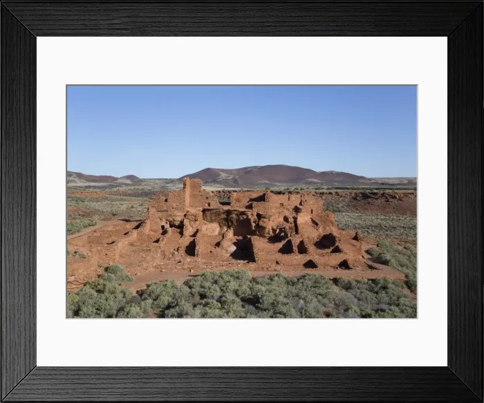 Framed Print : Wupatki Pueblo, inhabited from approximately 1100 AD to 1250 AD, Wupatki National Monument Framed Print : Wupatki Pueblo, inhabited from approximately 1100 AD to 1250 AD, Wupatki National Monument