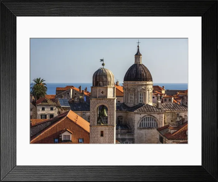 Framed Print : Rooftops of Dubrovnik Old Town, UNESCO World Heritage Site, Croatia, Europe Framed Print : Rooftops of Dubrovnik Old Town, UNESCO World Heritage Site, Croatia, Europe